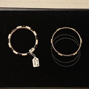NWT Black & white bracelets